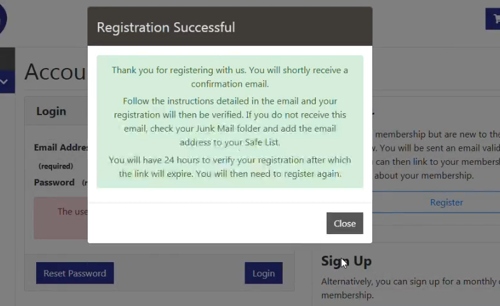Verify your email address